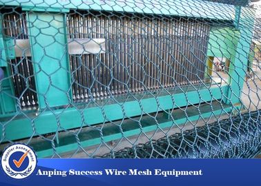 China 80x100 resistente Mesh Machine For Gabion Box sextavado/caixa de pedra fornecedor