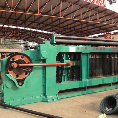 China Powerful Heavy Duty Gabion Mesh Machine with 160-225M/H Production Speed and PVC Coated Wire Coating fornecedor